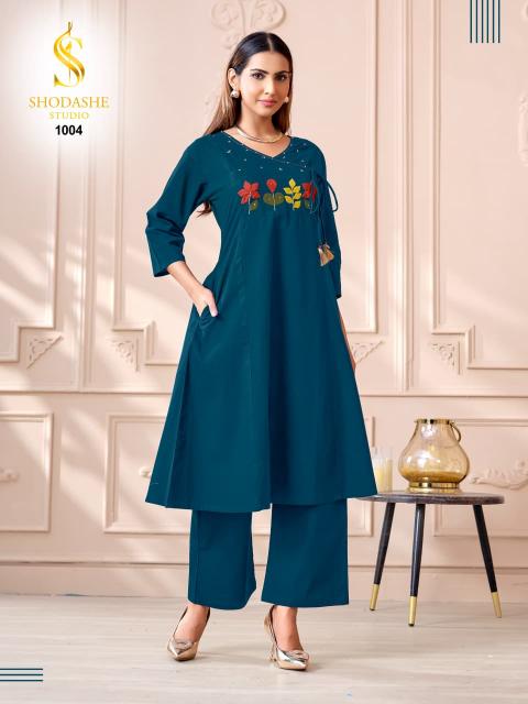 Shodashe titli ajrakh biba brand kurtis wholesale